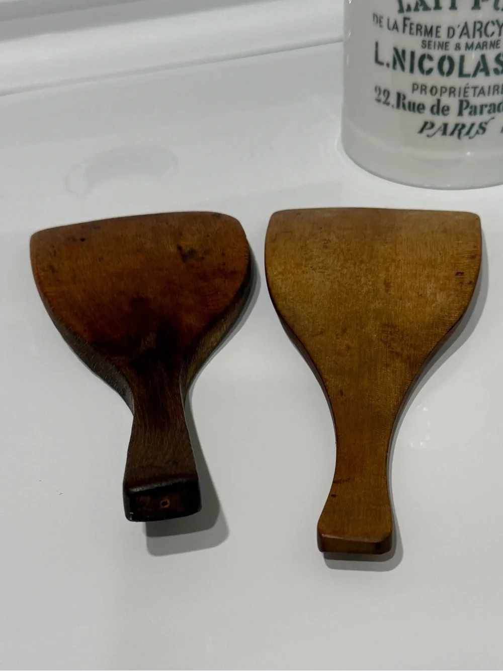 Antique Primitive Wooden Butter Shapers